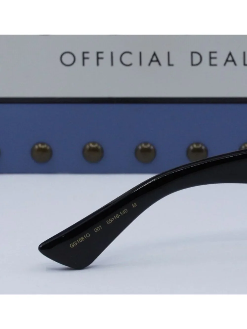Gucci GG1581O 001 Cat Eye 55mm Eyeglasses - Black